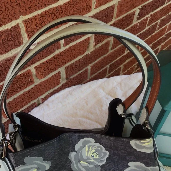 Coach Edie Rose floral shoulder bag - Picture 2 of 16